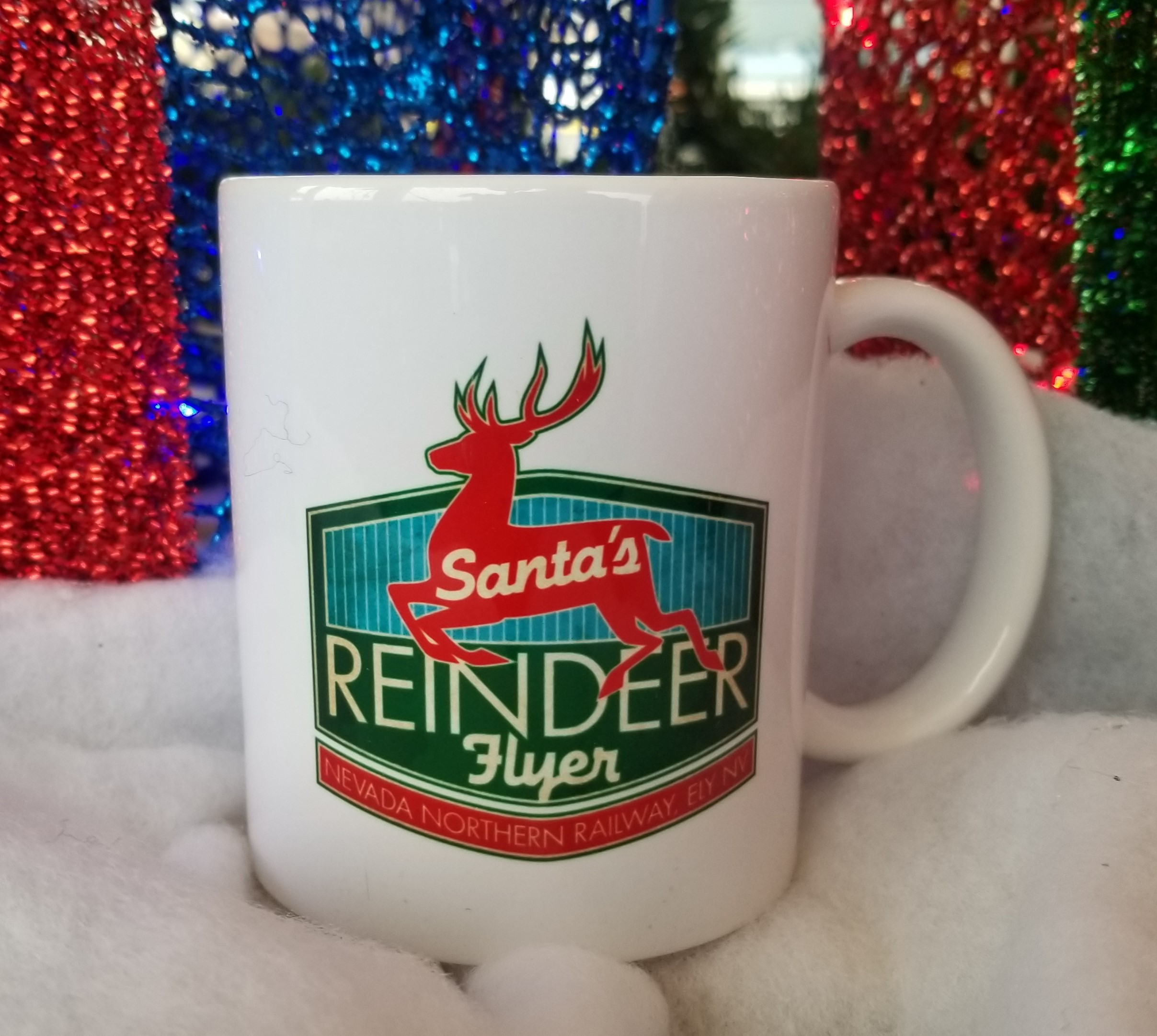 Santa's Reindeer Flyer Mug 2021