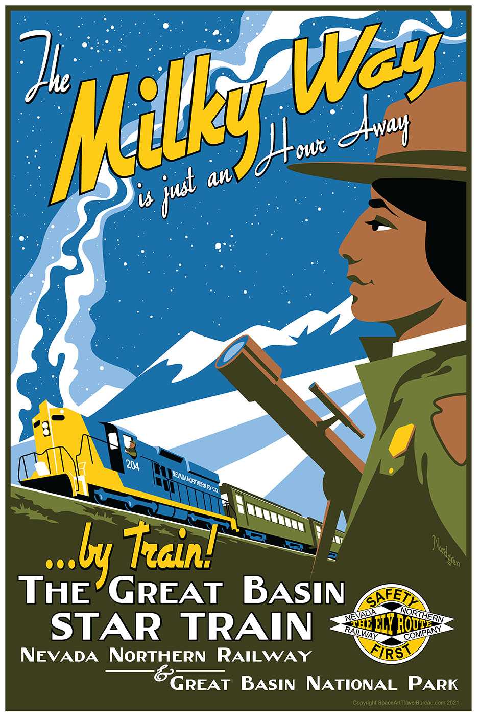 Star Train Poster